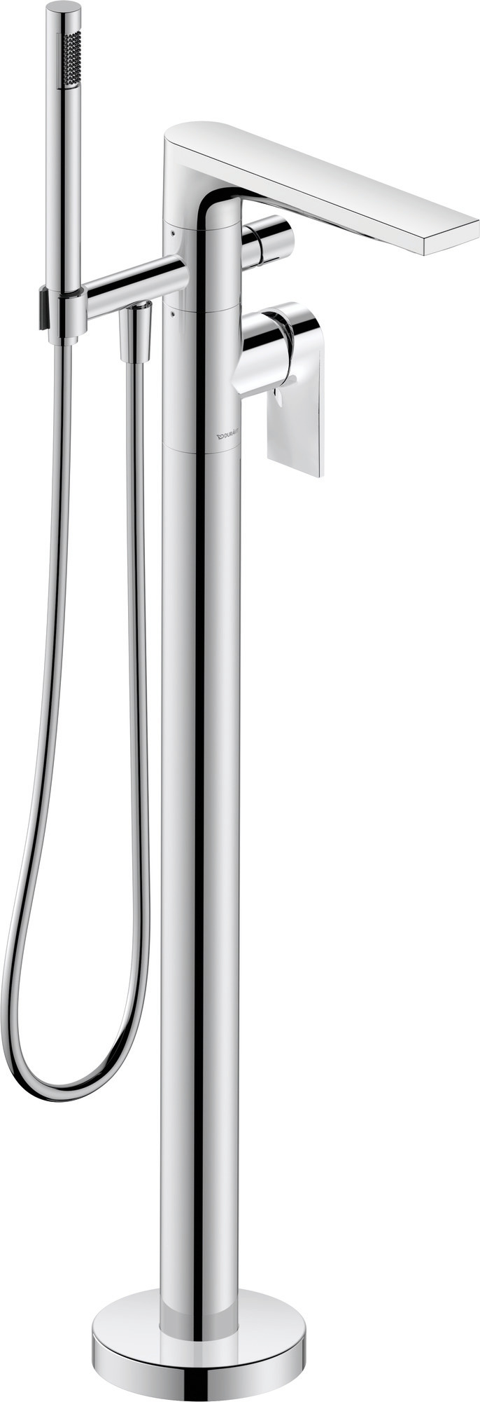 Freestanding bath mixer chrome