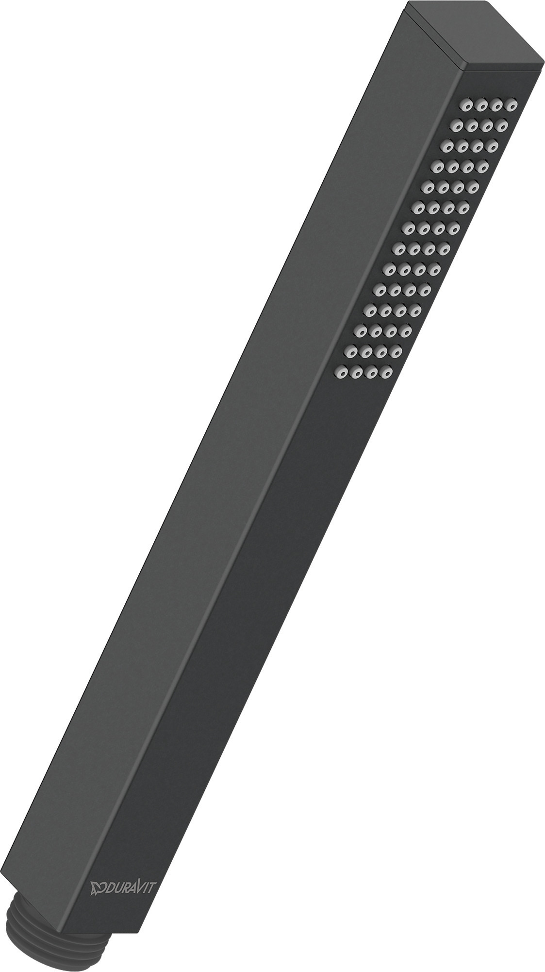 Stick hand shower square matt black