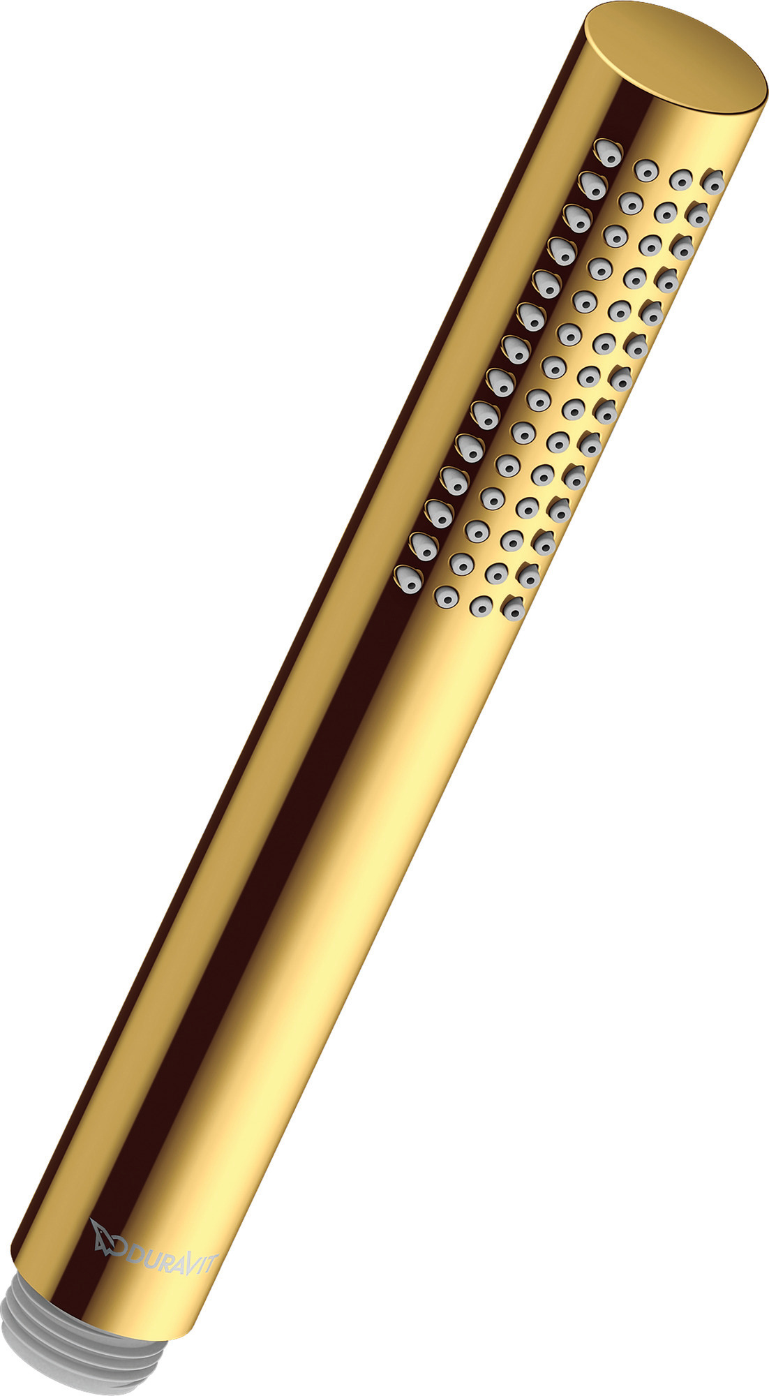 Stick hand shower round MinusFlow polished gold