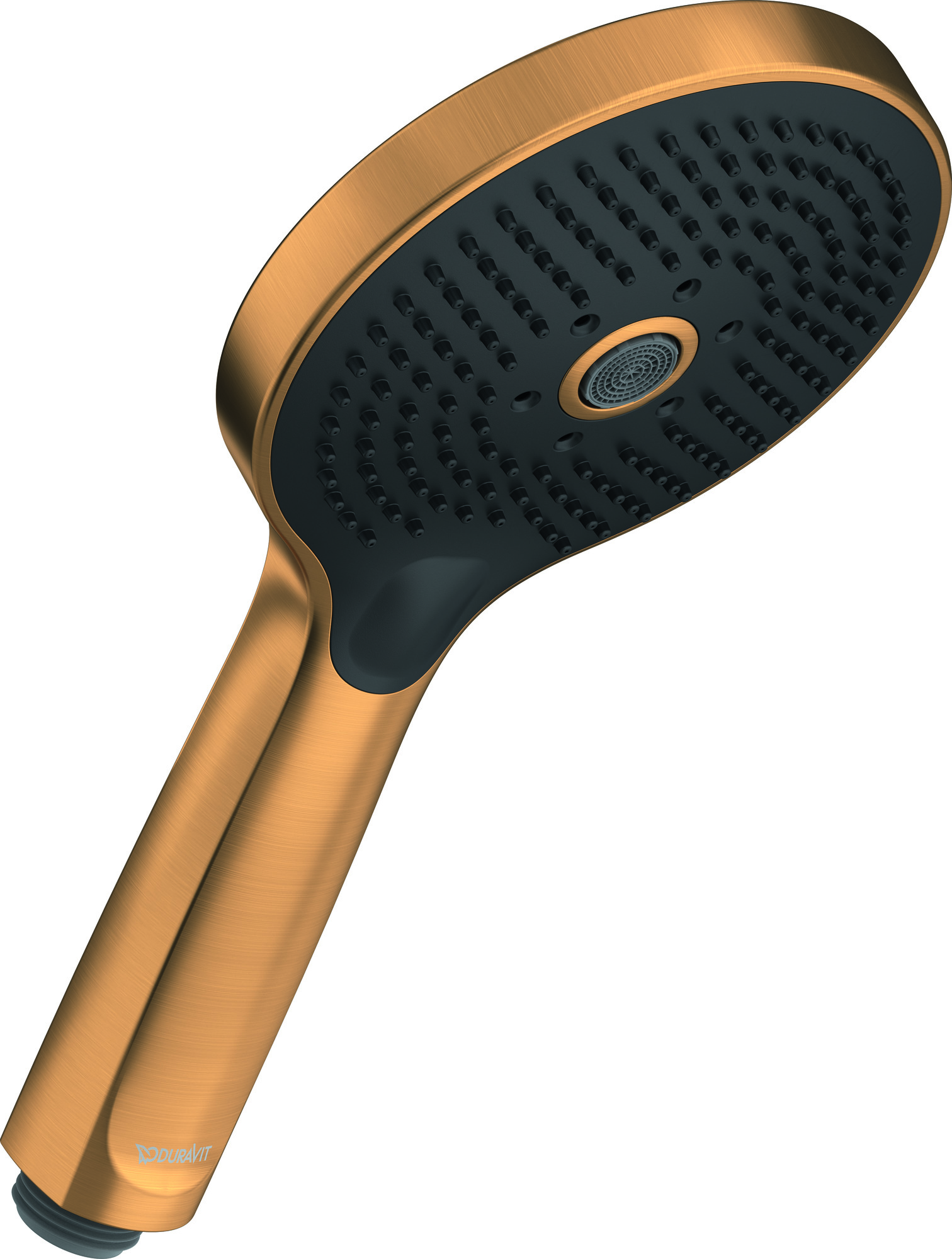 Hand shower 3jet Click! D120 MinusFlow brushed bronce