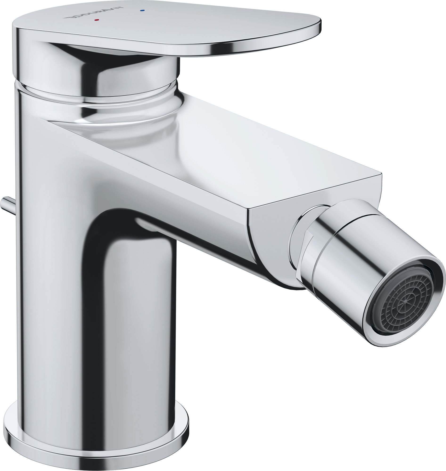 Single lever bidet mixer chrome