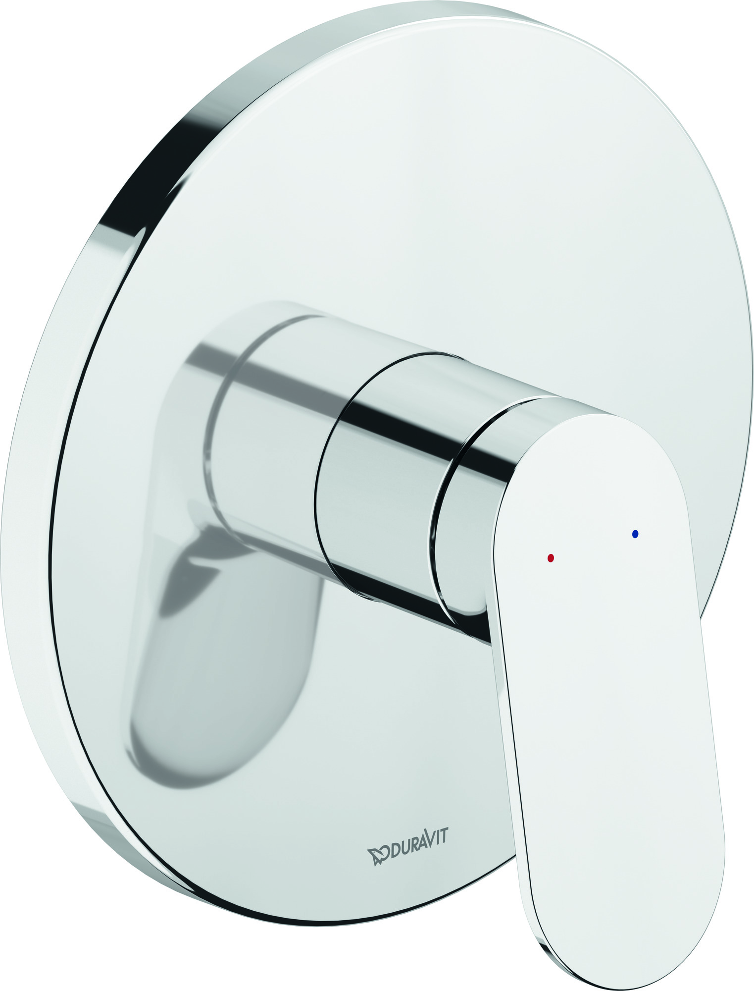 Single lever shower mixer concealed chrome