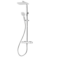 Velino Cool Touch Bar Diverter Mixer Shower – Chrome