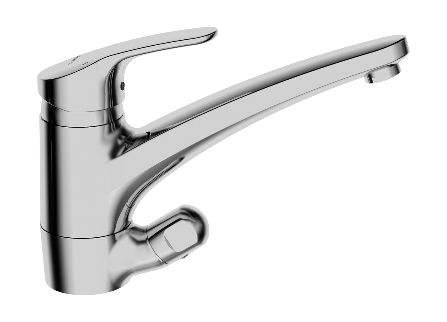 Single lever kitchen faucet