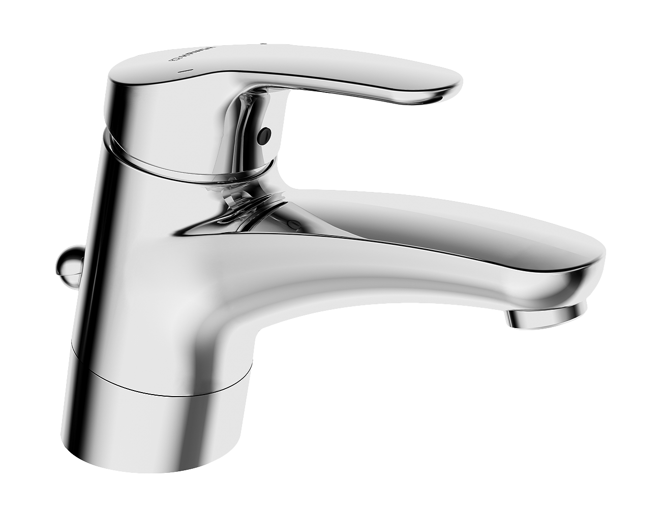 Single lever washbasin faucet