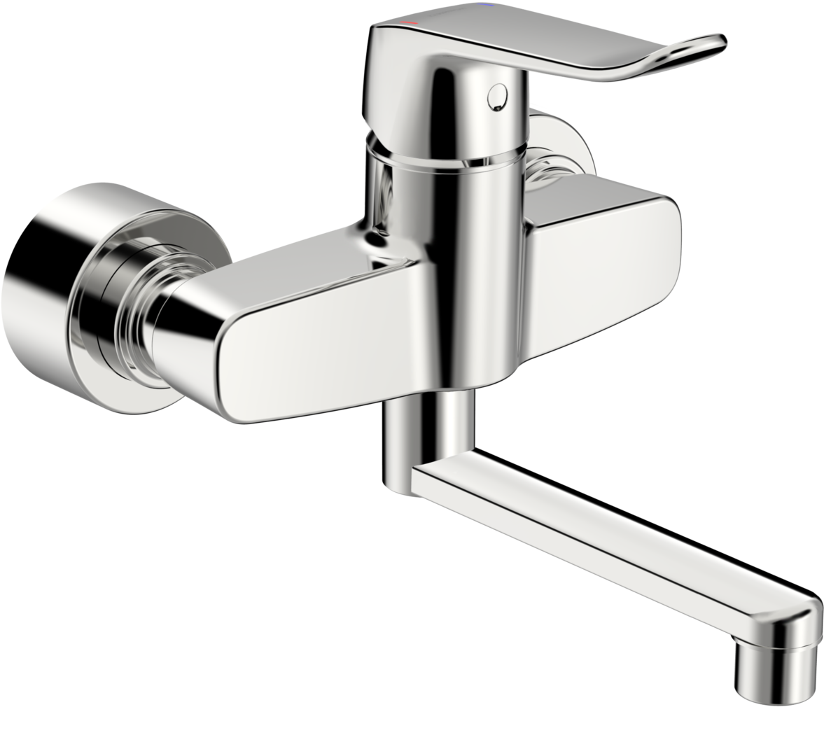 Single lever washbasin faucet