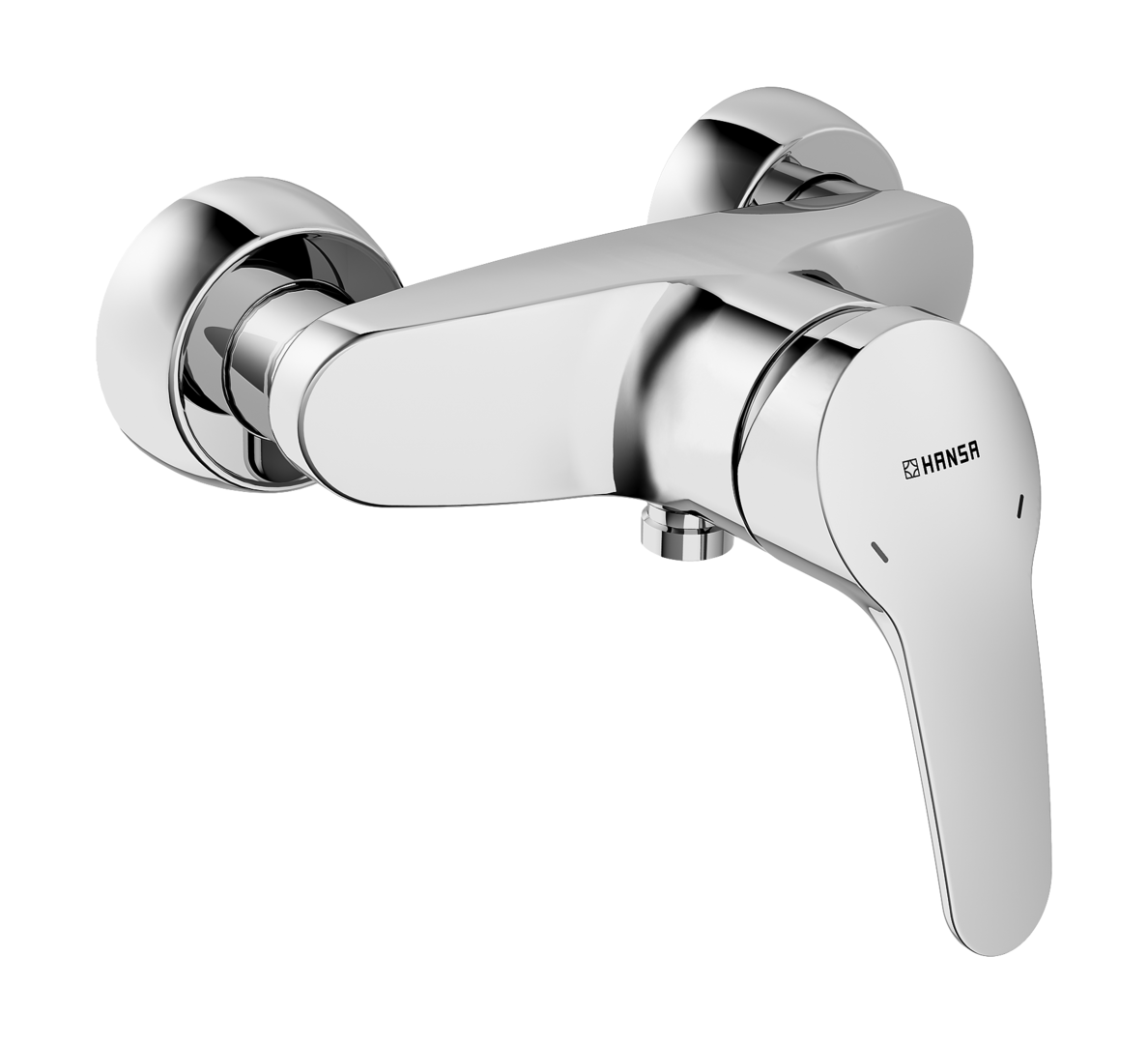 Single lever shower faucet