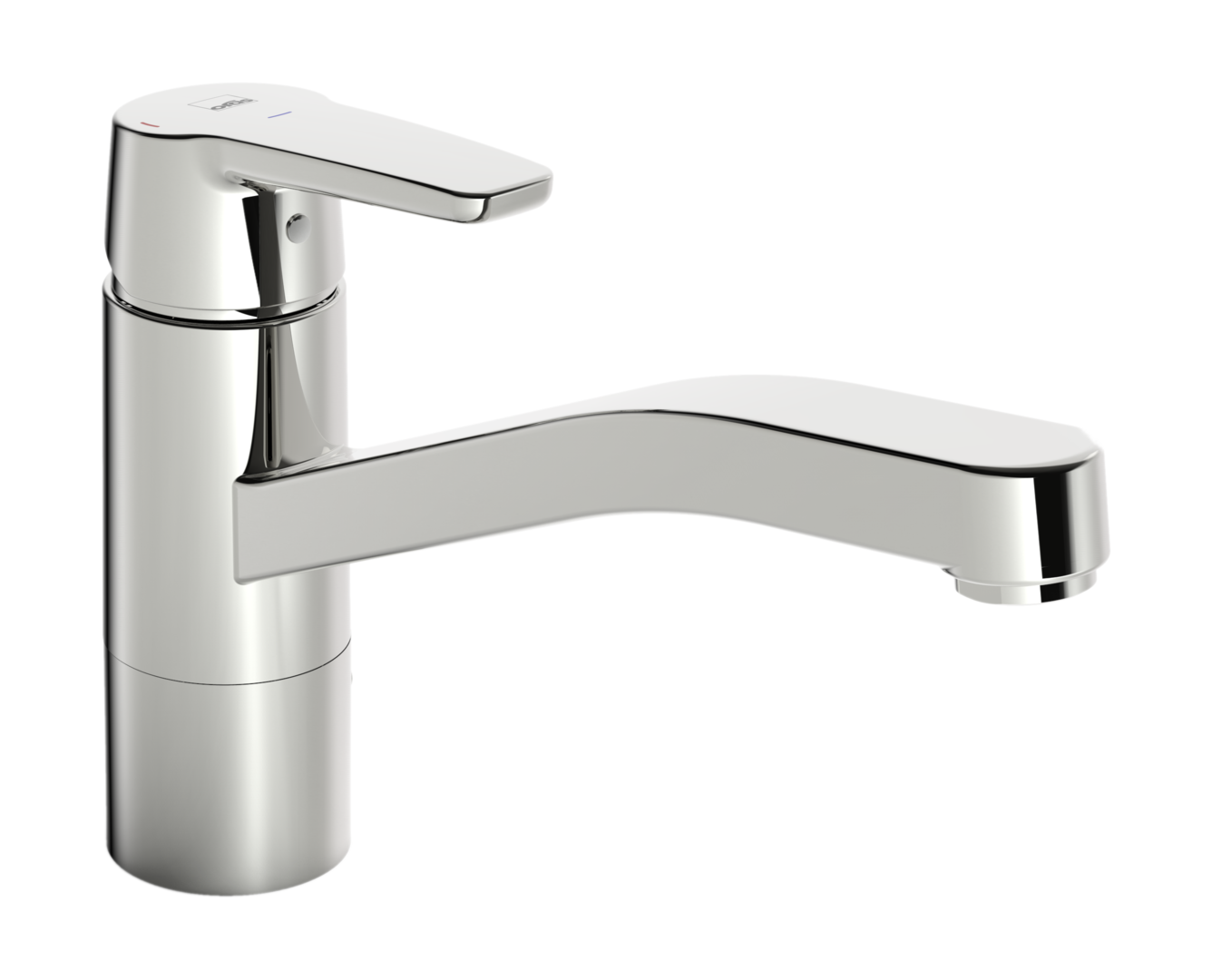 Single lever kitchen faucet