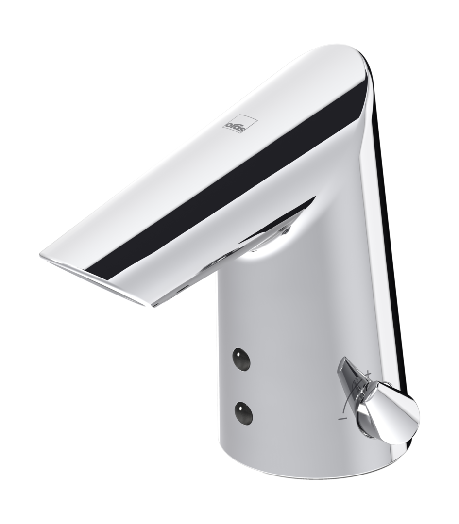 Touchless washbasin faucet