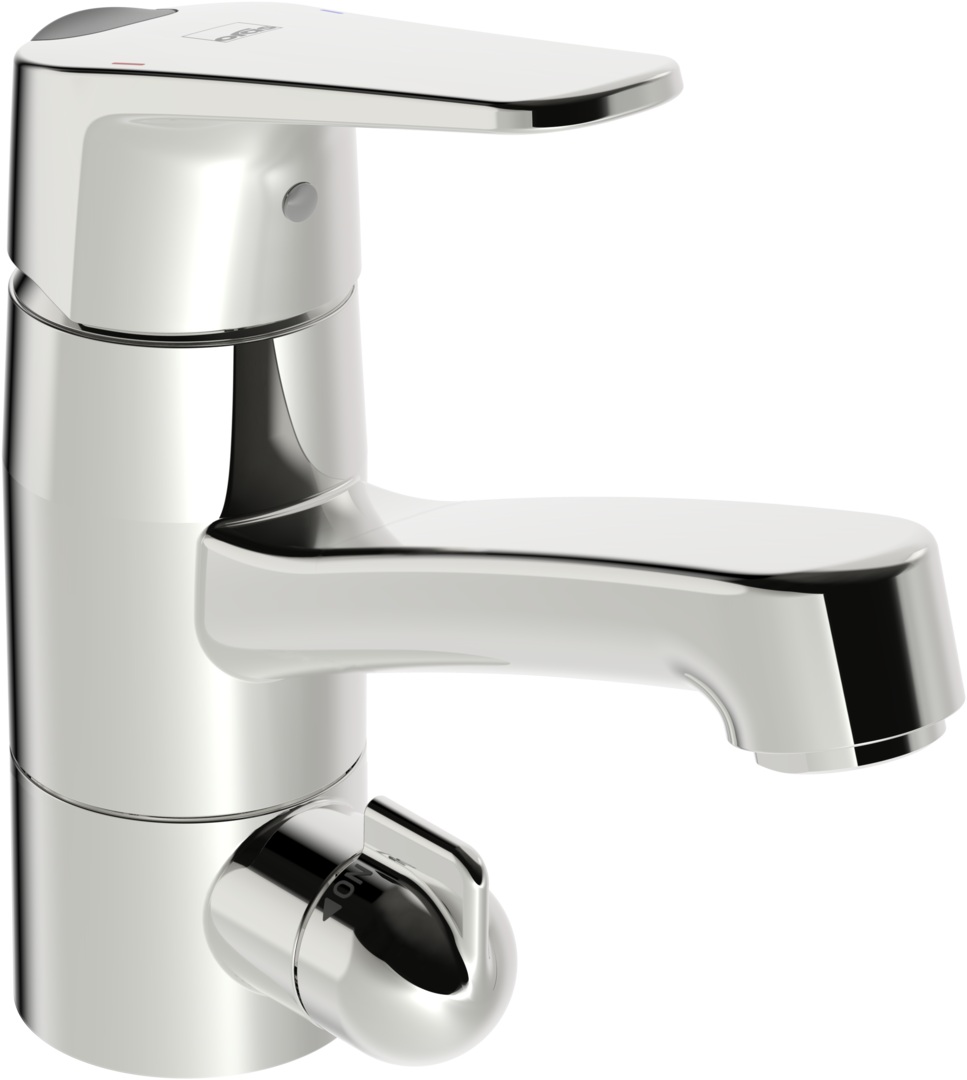 Single lever washbasin faucet