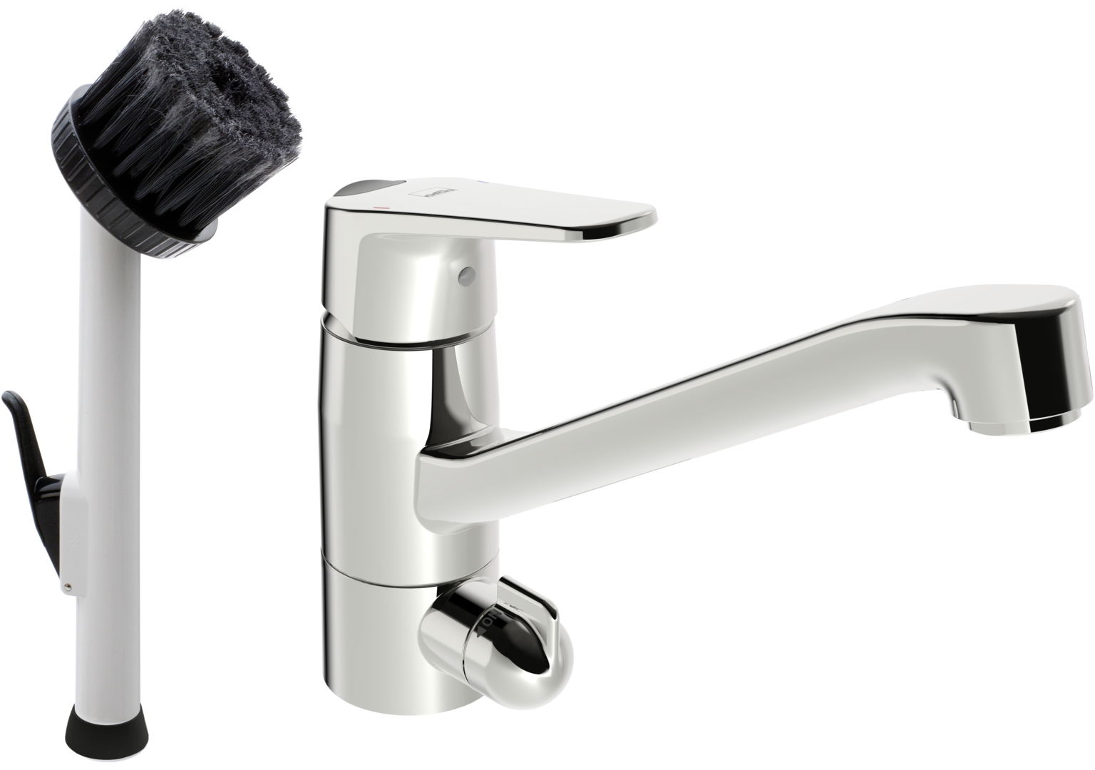 Single lever utility room faucet