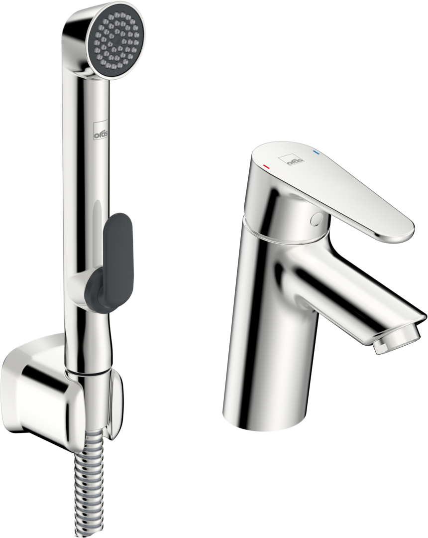 Single lever washbasin faucet, Bidetta