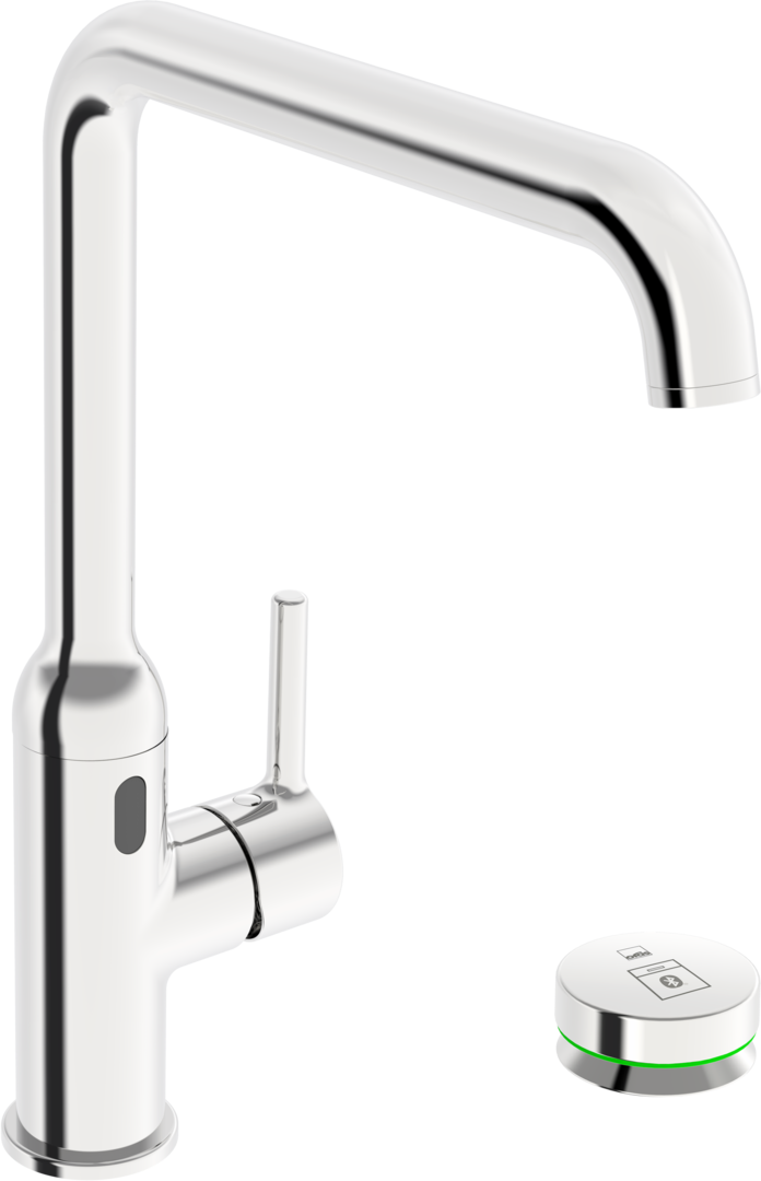 Hybrid kitchen faucet