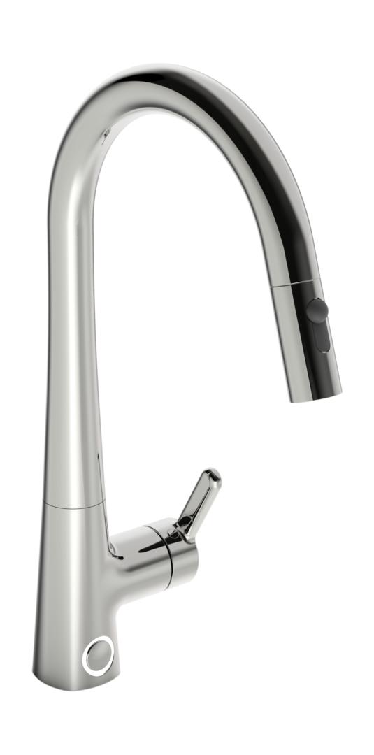 Single lever kitchen faucet