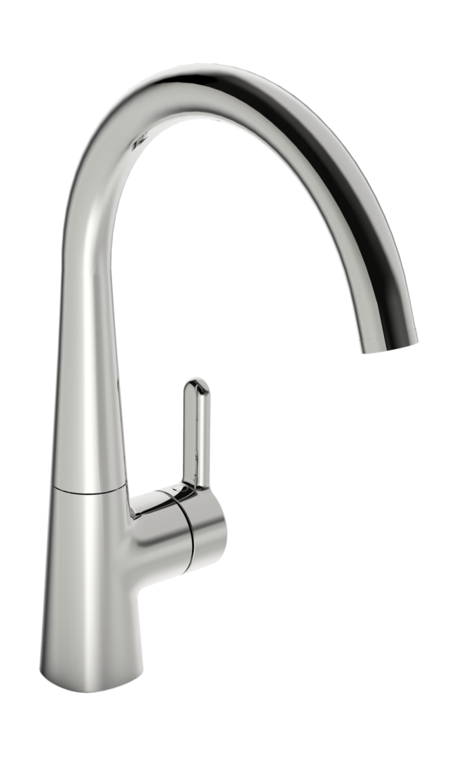 Single lever kitchen faucet