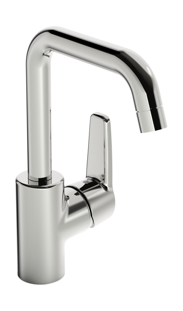 Single lever washbasin faucet