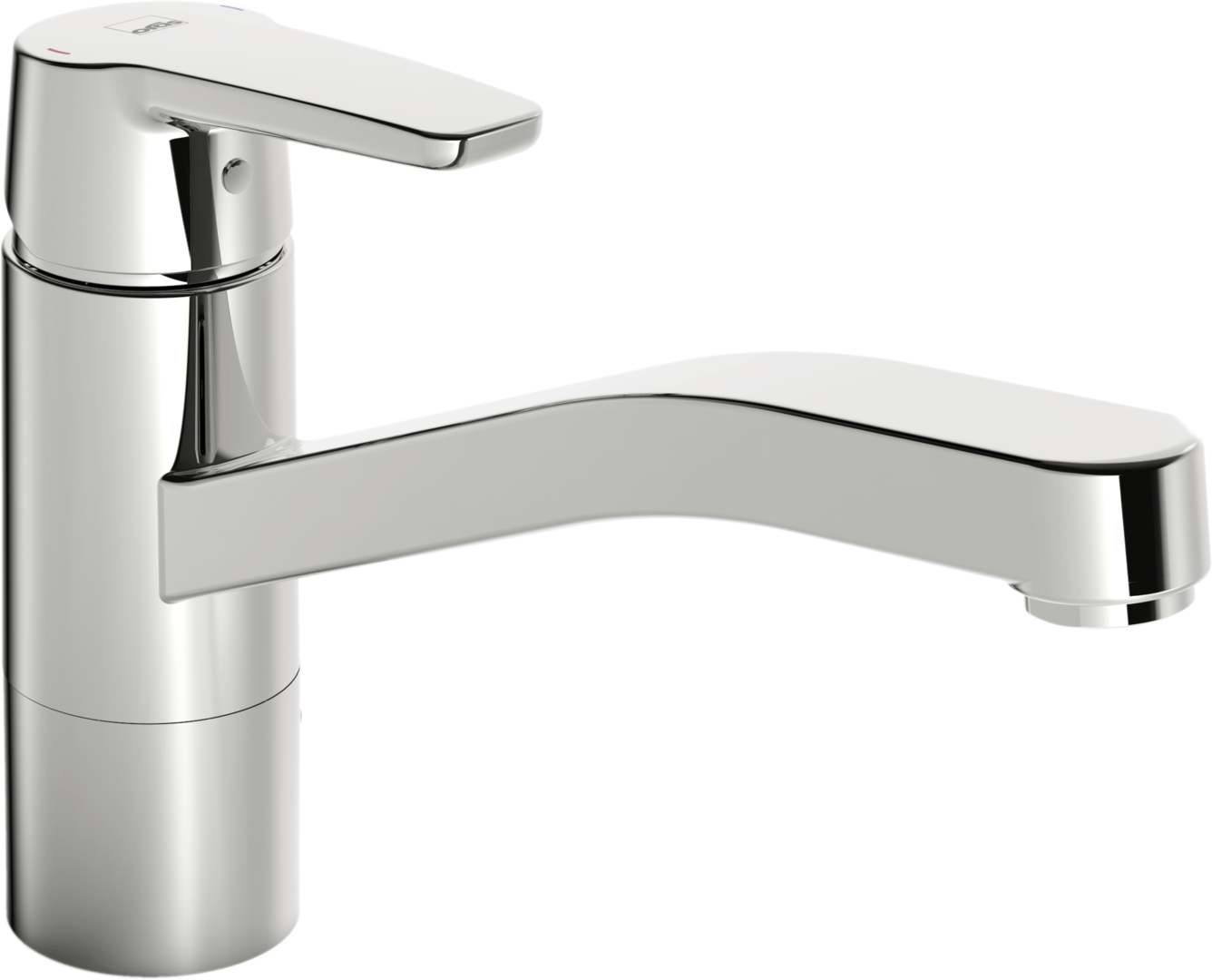 Single lever kitchen faucet