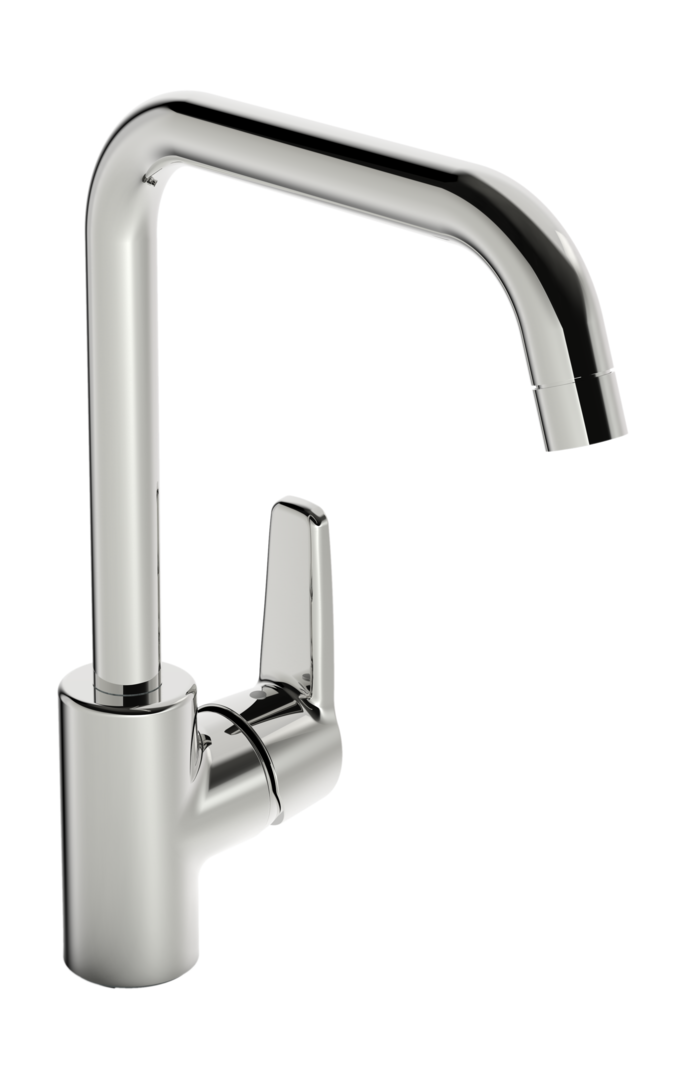 Single lever kitchen faucet