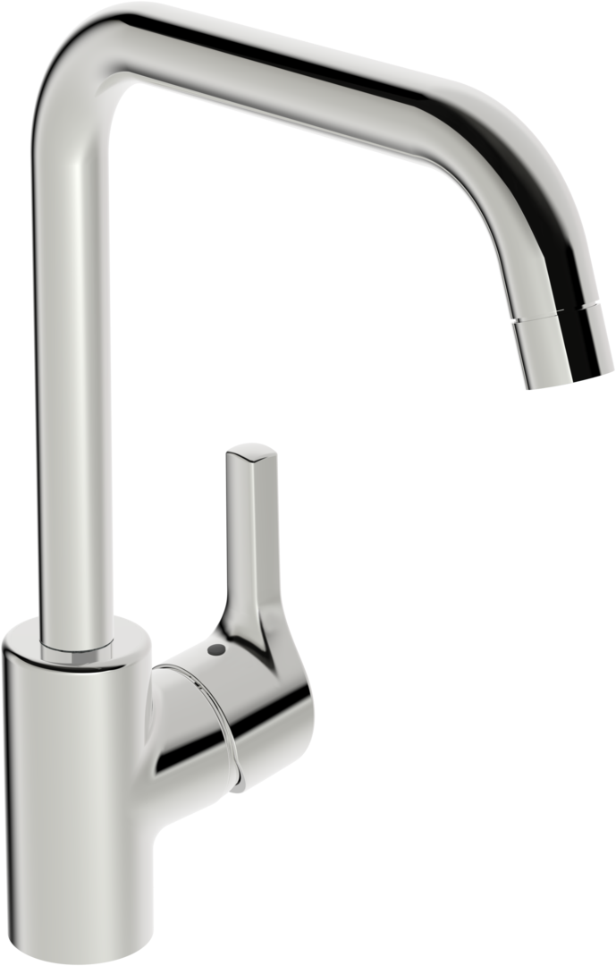 Single lever kitchen faucet