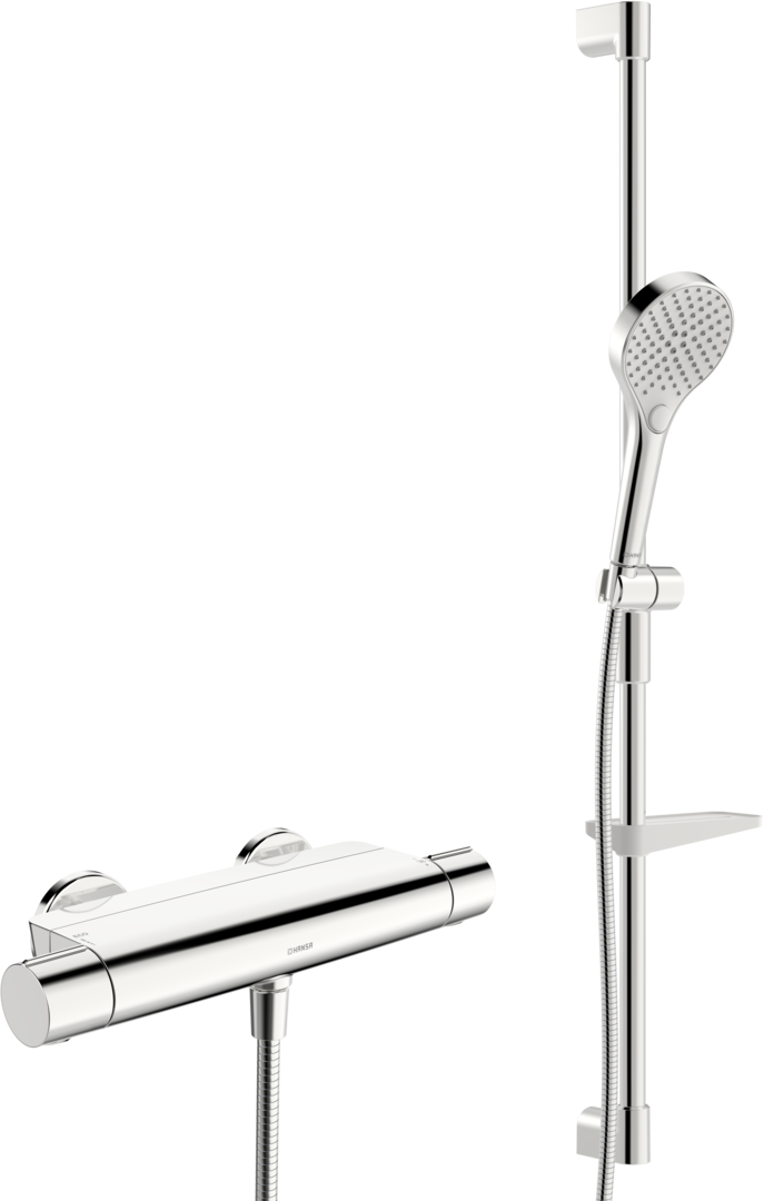 Thermostatic shower system