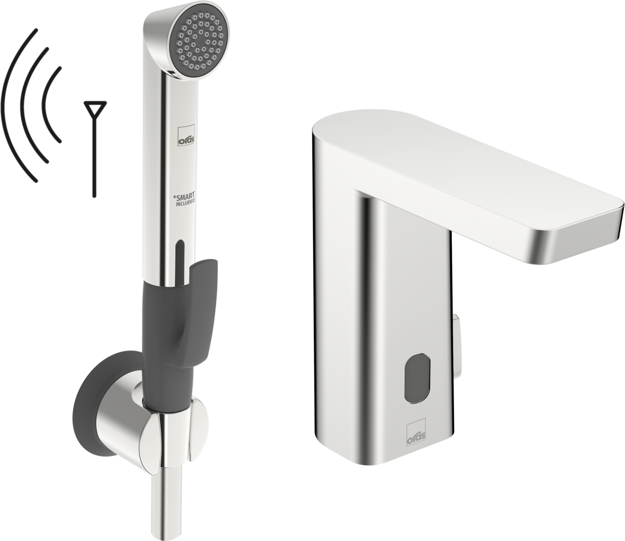 Touchless washbasin faucet, Bidetta