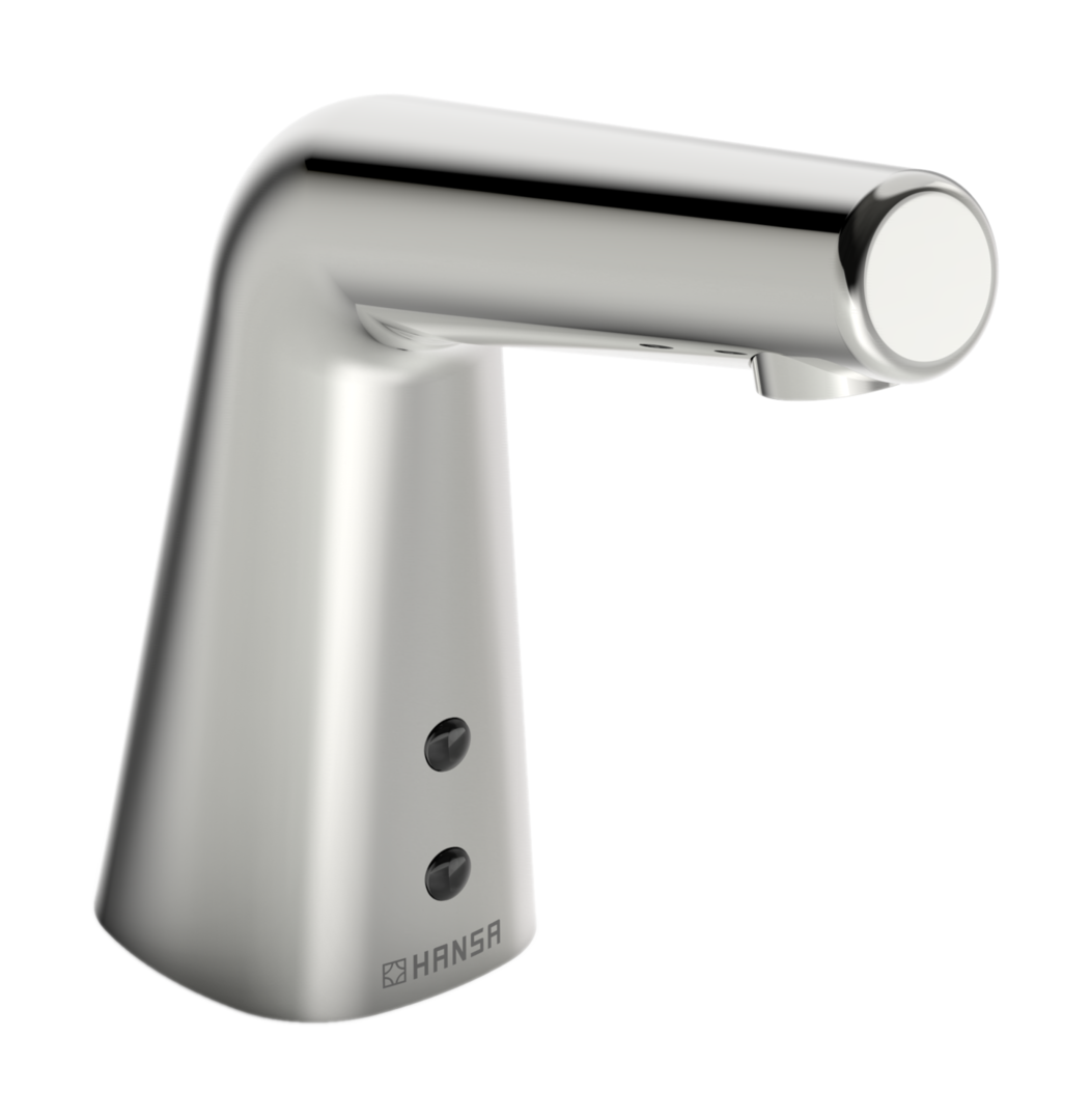 Touchless washbasin faucet