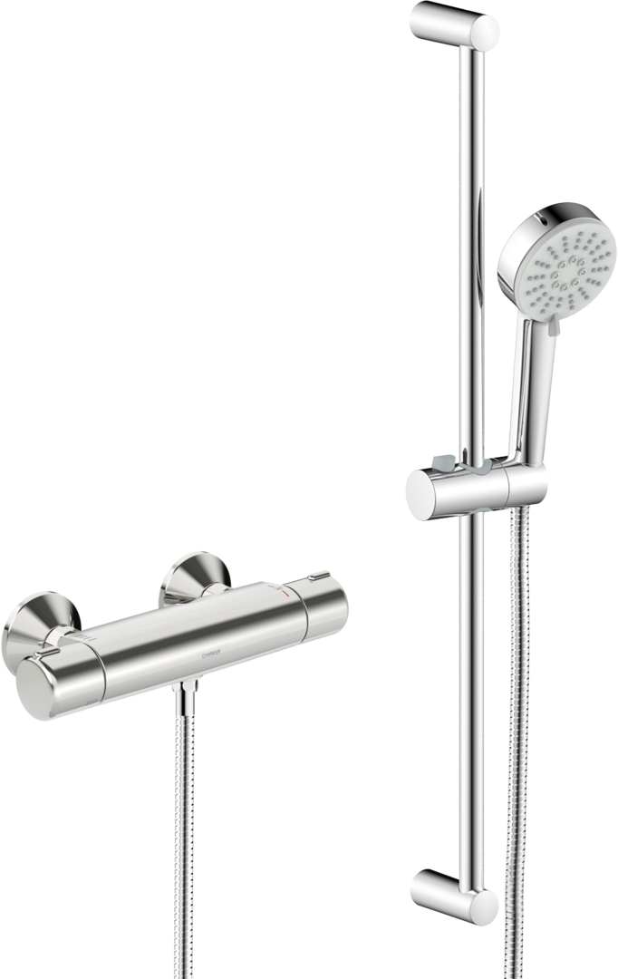 Thermostatic shower system