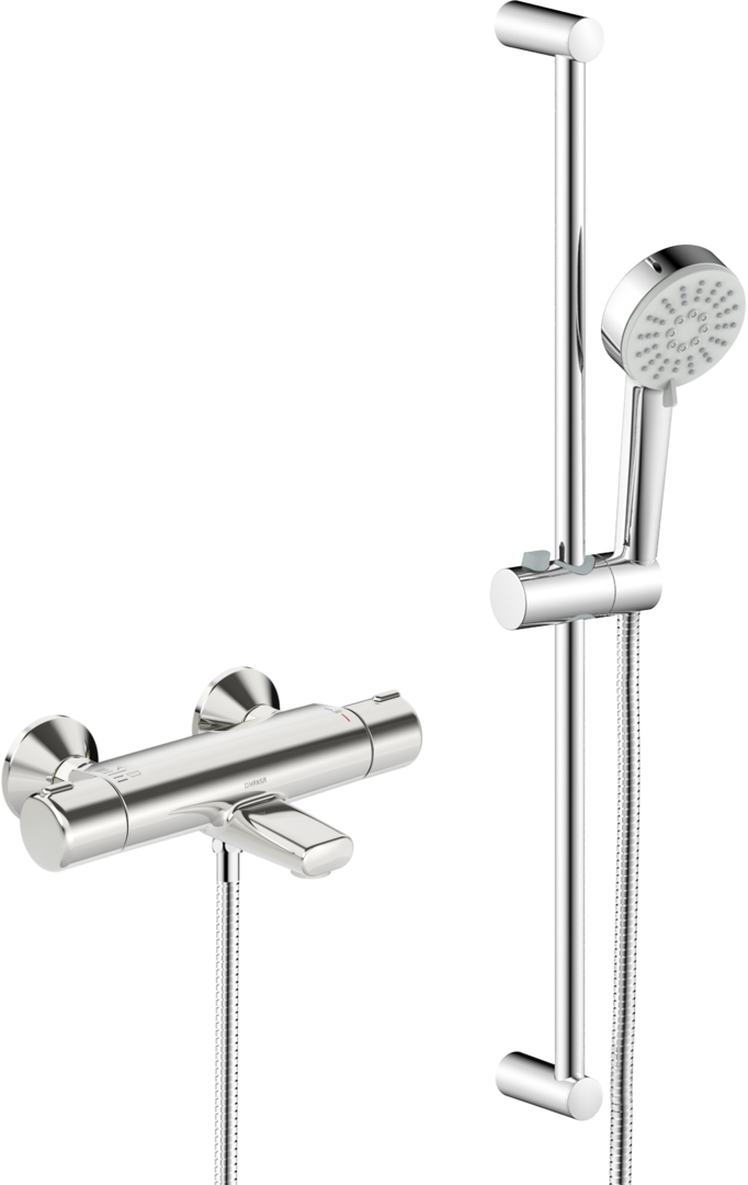 Thermostatic shower system