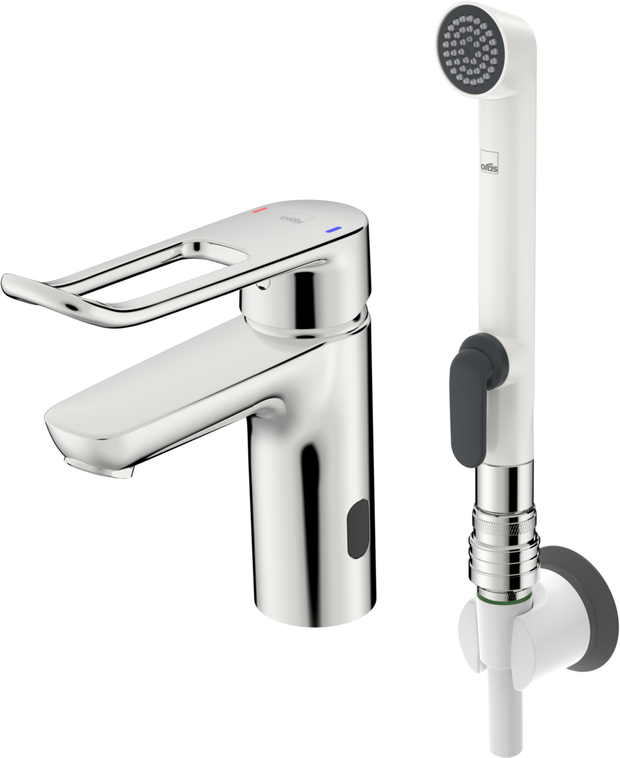 Hybrid washbasin faucet, Bidetta