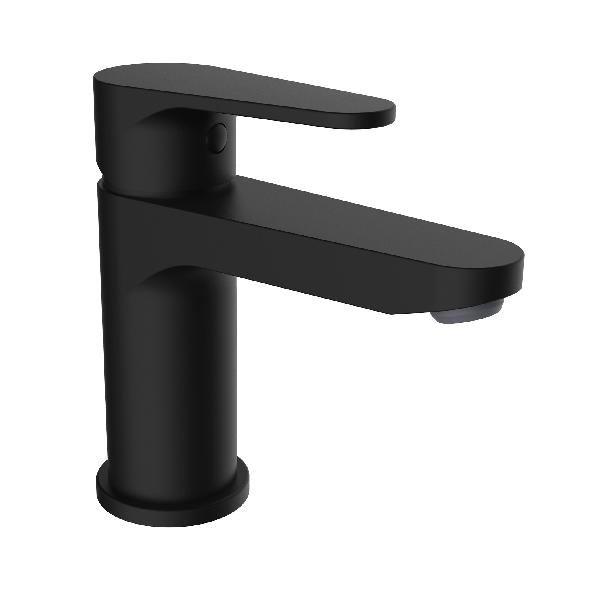 Single-lever basin mixer with aerator and flexible hoses 3/8″ >350mm.