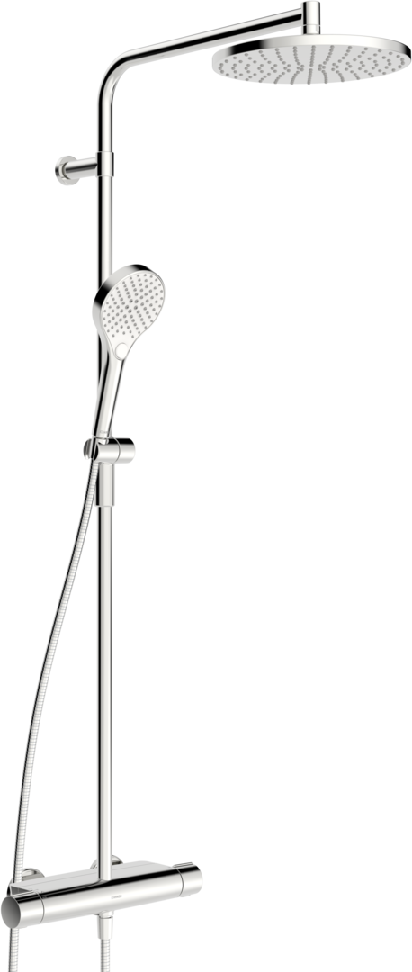 Thermostatic shower system