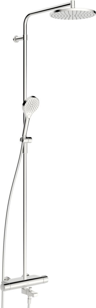 Thermostatic shower system
