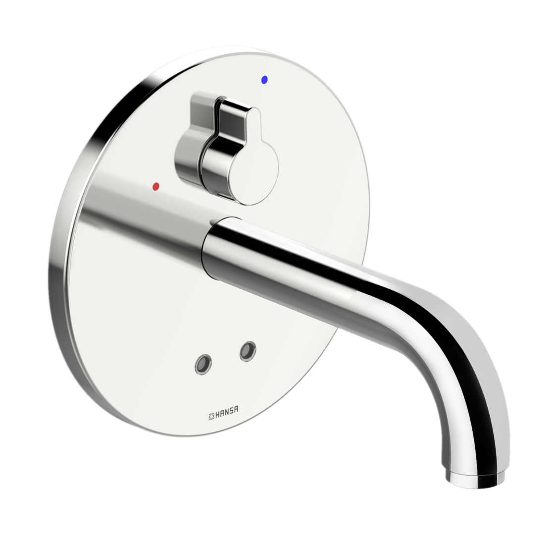Touchless washbasin faucet