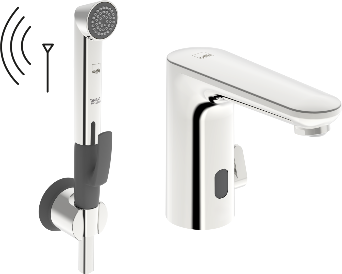 Touchless washbasin faucet, Bidetta