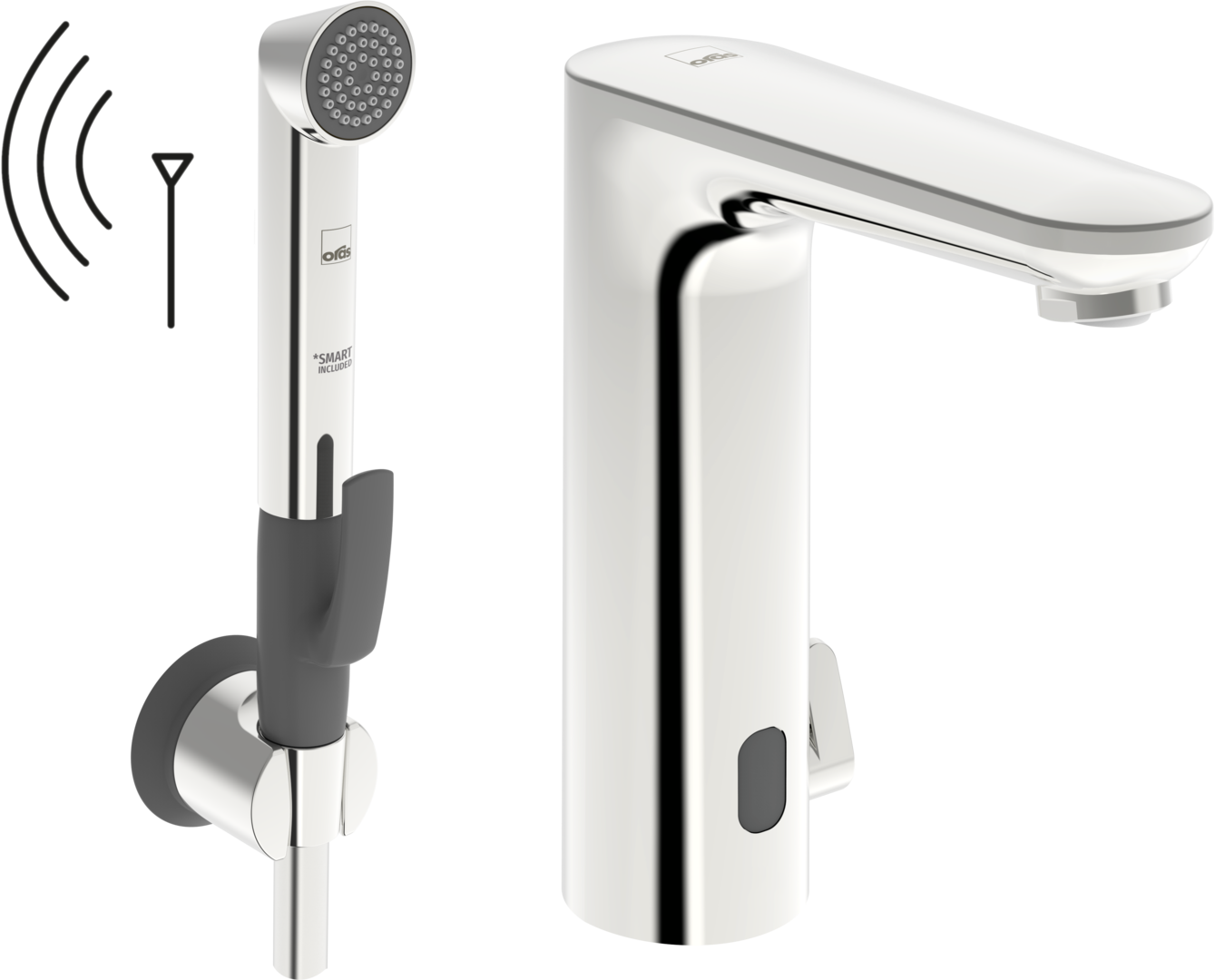 Touchless washbasin faucet, Bidetta