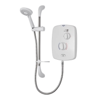 The Jade 4 8.5Kw electric shower features a start/stop button to retain last user settings and includes a 5 mode limescale resistant showerhead.