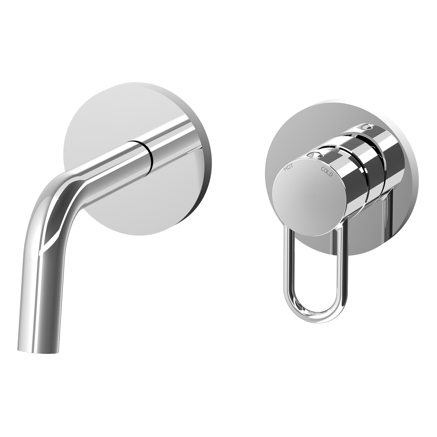 Basin mixer wall mounted complete, 5L, spout length 248mm – Wand-Waschtisch Einhebelmischer inkl. Grundkörper,mit Wasserspar-Strahlregler 5L/Min, Ausladung 248mm