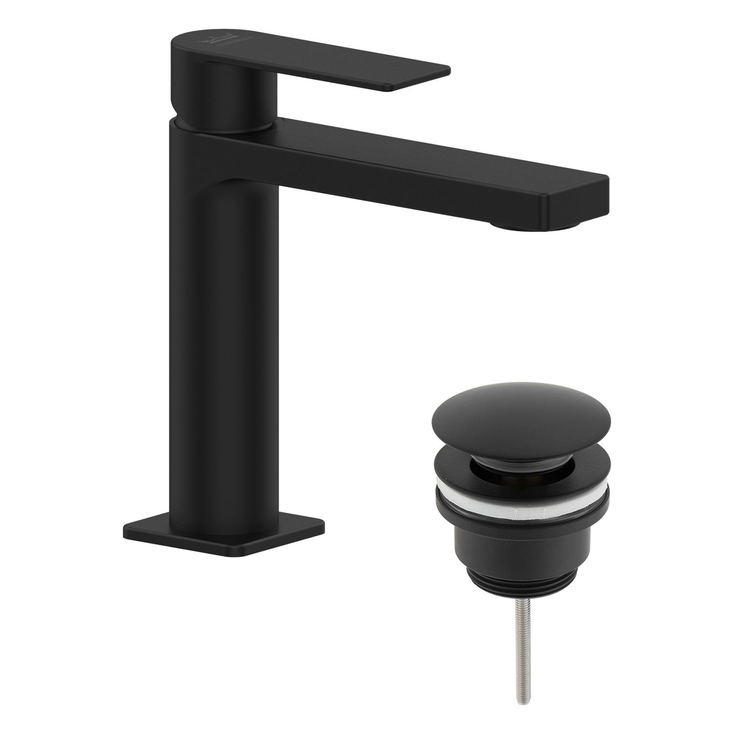 Basin mixer with push up waste valve, 5L – Waschtisch-Einhebelmischer inkl.  Pop Up Ablaufventil,mit Wasserspar-Strahlregler 5L/Min