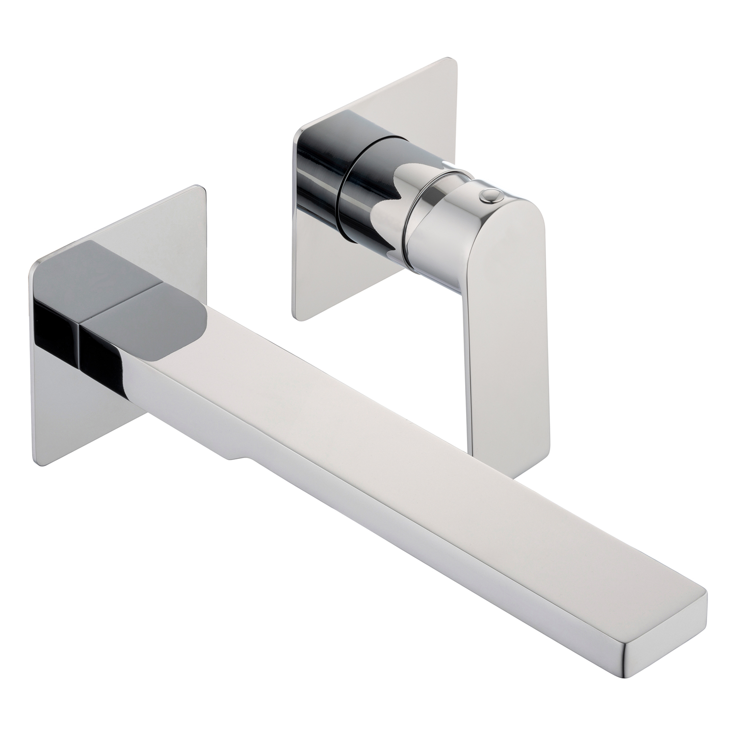 Basin mixer wall mounted complete, 5L, spout length 200mm – Wand-Waschtisch Einhebelmischer inkl. Grundkörper,mit Wasserspar-Strahlregler 5L/Min, Ausladung 200mm