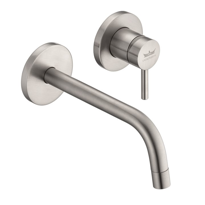 Single Lever Basin mixer wall mounted complete 5L/Min
Waschtisch-Wandarmatur inkl. Grundkörper mit Wasserspar-Strahlregler 5L/Min