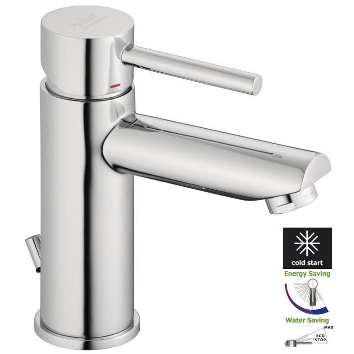 Single Lever Basin mixer 5L/Min
Waschtisch-Einhebelmischer mit Wasserspar-Strahlregler 5L/Min und COLD START