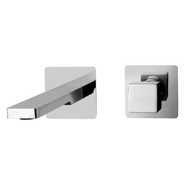 Single Lever Basin mixer wall mounted complete 5L/Min
Waschtisch-Wandarmatur inkl. Grundkörper mit Wasserspar-Strahlregler 5L/Min