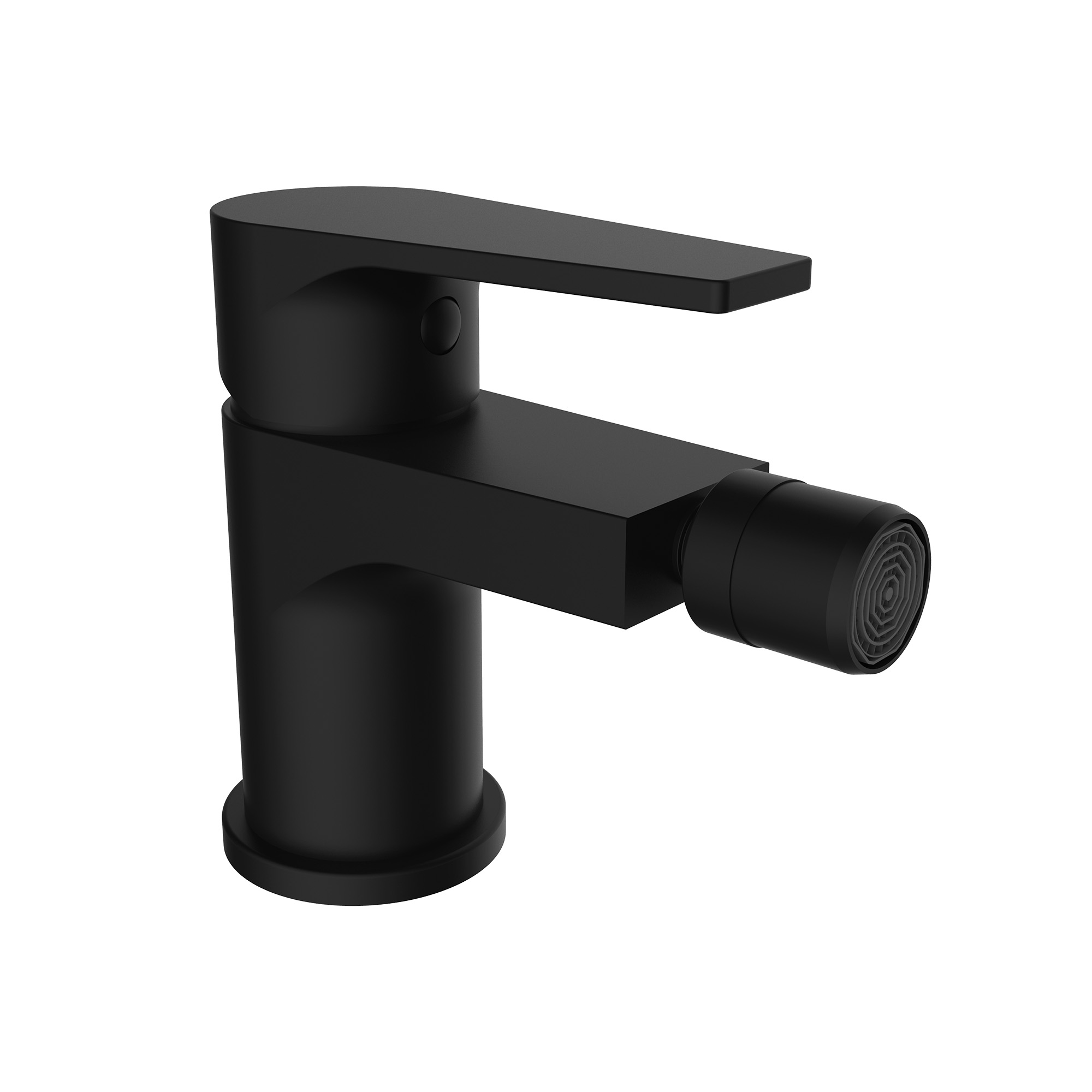 Single-lever basin mixer with aerator and flexible hoses 3/8″ >350mm.