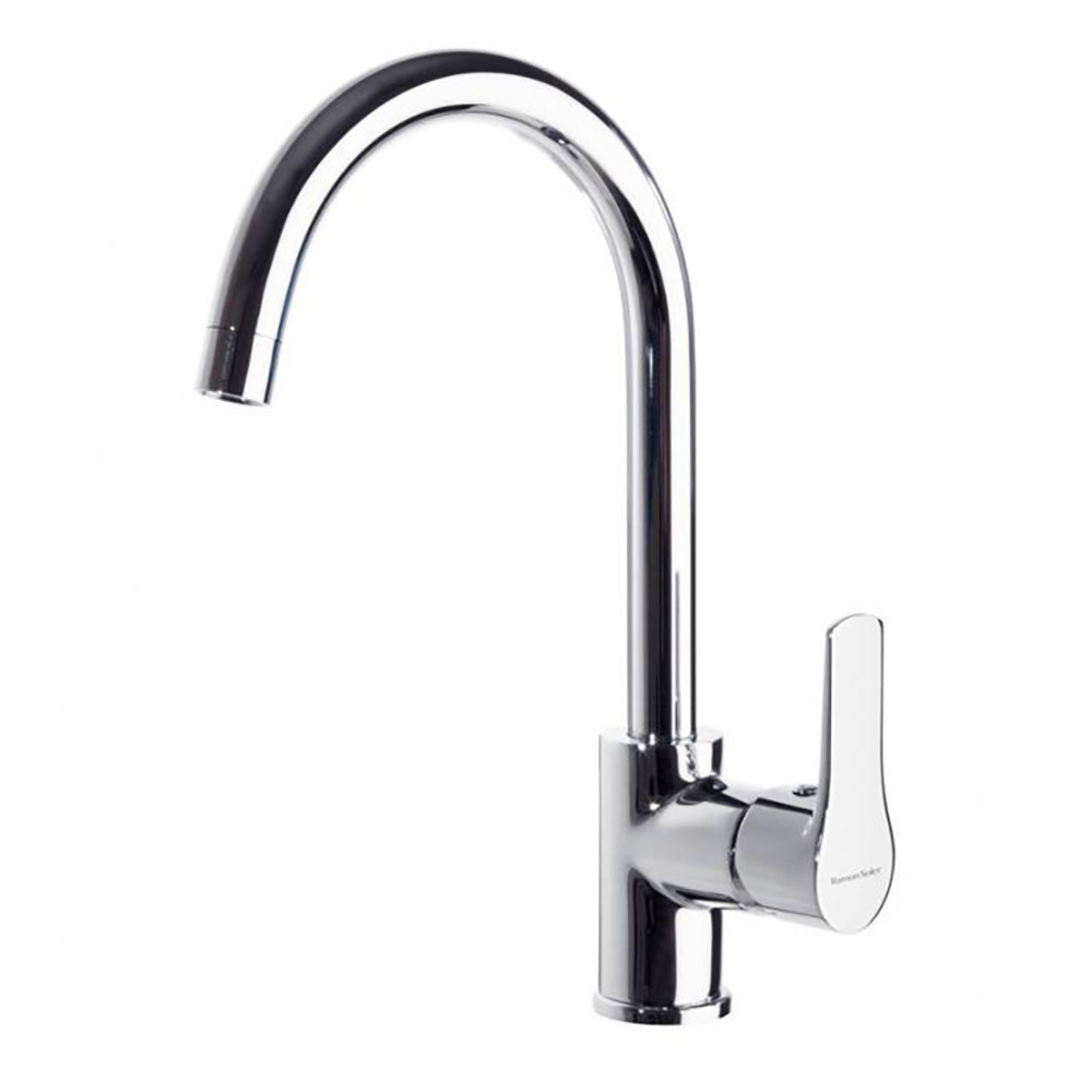 BRE1836 CHROME SINK MIXER SWAN SPOUT 5L TITANIUM S2 – BRE1836 CROMO FREGADERO CAÑO CISNE 5L TITANIUM S2