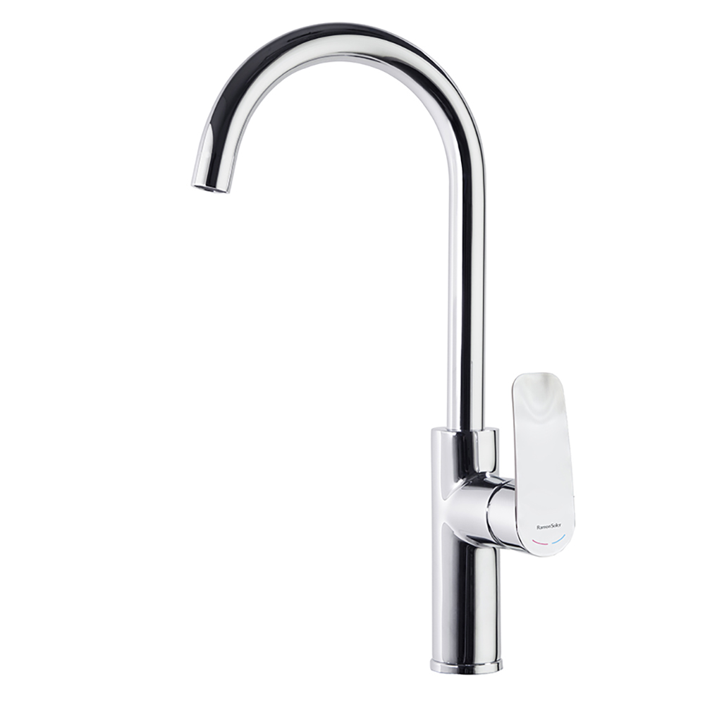 BRE570611 CHROME SINK MIXER SWAN SPOUT 5L NEW FLY S2 – BRE570611 CROMO MONOMANDO FREGADERO 5L NEW FLY S2