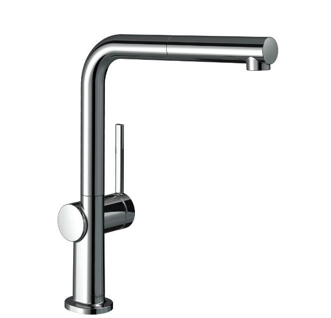 Single lever kitchen mixer 270, EcoSmart, pull-out spout, 1jet