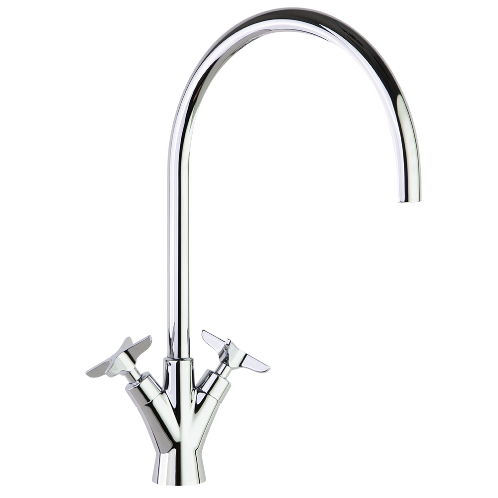 910601 CHROME SINK MIXER 8L ADAGIO SPOUT 220mm – 910601 CROMO BIMANDO FREGADERO 8L ADAGIO CAÑO 220mm