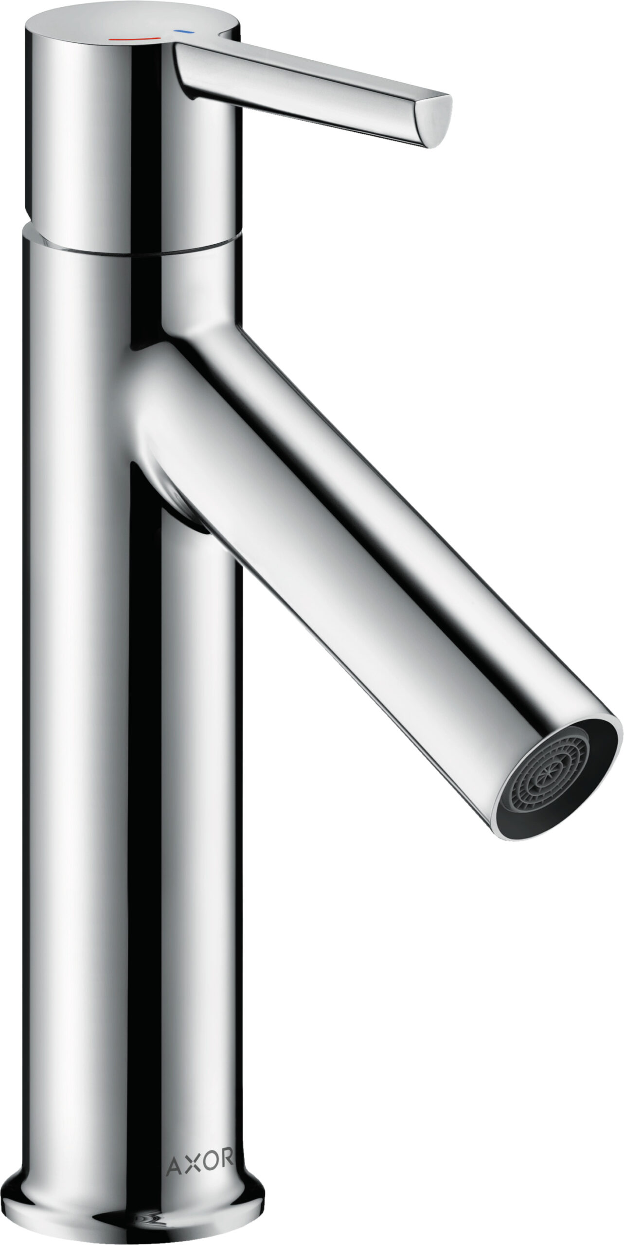 Single lever basin mixer 100 CoolStart with lever handle and pop-up waste set