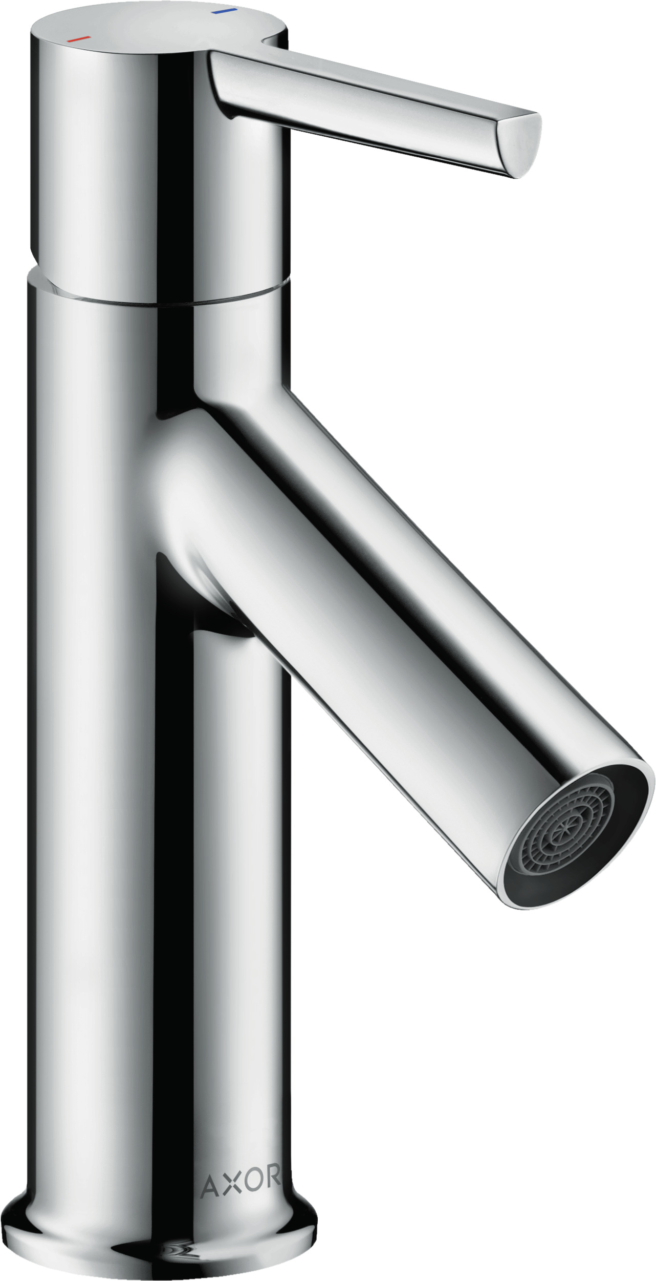 Single lever basin mixer 80 with lever handle for hand wash basins with pop-up waste set