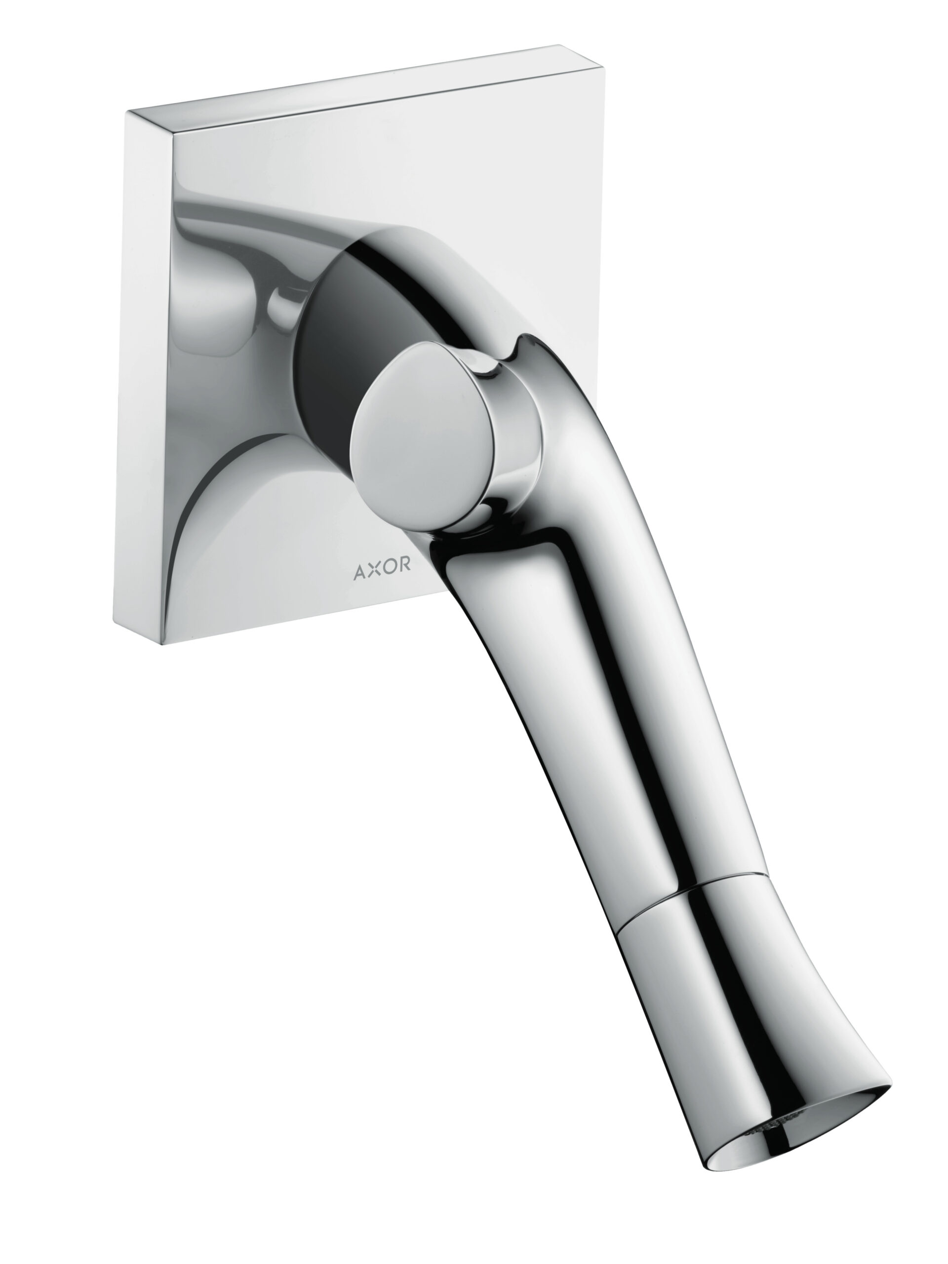 2-handle basin mixer for concealed installation wall-mounted with spout 187 mm